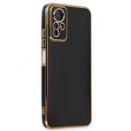 Microsonic Xiaomi Redmi Note 12S için Kılıf Olive Plated Siyah [Redmi Note 12S ile Uyumlu Kılıf - Siyah]