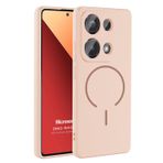 Microsonic Xiaomi Redmi Note 13 Pro 4G için Kılıf Zeno MagSafe Rose Gold [Redmi Note 13 Pro 4G ile Uyumlu Kılıf - Rose Gold]