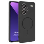 Microsonic Xiaomi Redmi Note 13 Pro Plus 5G için Kılıf Zeno MagSafe Siyah [Redmi Note 13 Pro Plus 5G ile Uyumlu Kılıf - Siyah]