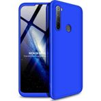 Microsonic Xiaomi Redmi Note 8 Double Dip 360 Protective Mavi Cep Telefonu Kılıfı
