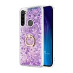 Microsonic Xiaomi Redmi Note 8 Glitter Liquid Holder Mor Cep Telefonu Kılıfı