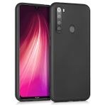 Microsonic Xiaomi Redmi Note 8 Matte Silicone Siyah Kılıf