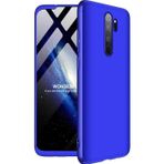 Microsonic Xiaomi Redmi Note 8 Pro Double Dip 360 Protective Mavi Cep Telefonu Kılıfı