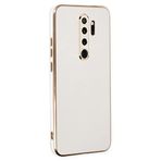 Microsonic Xiaomi Redmi Note 8 Pro için Kılıf Olive Plated Beyaz [Redmi Note 8 Pro ile Uyumlu Kılıf - Beyaz]