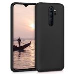Microsonic Xiaomi Redmi Note 8 Pro Matte Silicone Siyah Kılıf