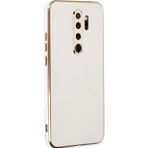 Microsonic Xiaomi Redmi Note 8 Pro Olive Plated Beyaz Kılıf