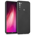 Microsonic Xiaomi Redmi Note 8T Matte Silicone Siyah Kılıf