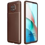Microsonic Xiaomi Redmi Note 9 5G Legion Series Kahverengi Cep Telefonu Kılıfı