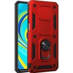 Microsonic Xiaomi Redmi Note 9S Impact Resistant Kırmızı Cep Telefonu Kılıfı