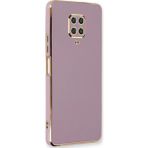 Microsonic Xiaomi Redmi Note 9S Olive Plated Lila Kılıf