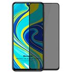 Microsonic Xiaomi Redmi Note 9S Privacy 5D Gizlilik Filtreli Cam Ekran Koruyucu Siyah [Redmi Note 9S ile Uyumlu Ekran Koruyucu]