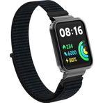 Microsonic Xiaomi Redmi Watch 2 Lite Hasırlı Woven Sport Loop Siyah Kordon