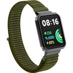 Microsonic Xiaomi Redmi Watch 2 Lite Hasırlı Woven Sport Loop Yeşil Kordon