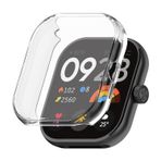 Microsonic Xiaomi Redmi Watch 5 Kılıf 360 Full Round Soft Silicone Şeffaf [Redmi Watch 5 ile Uyumlu Kılıf - Şeffaf]