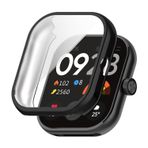 Microsonic Xiaomi Redmi Watch 5 Kılıf 360 Full Round Soft Silicone Siyah [Redmi Watch 5 ile Uyumlu Kılıf - Siyah]