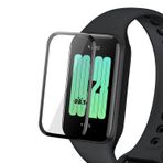 Microsonic Xiaomi Smart Band 8 Active Tam Kaplayan Nano Cam Ekran Koruyucu Siyah [Smart Band 8 Active ile Uyumlu Ekran Koruyucu - Siyah]