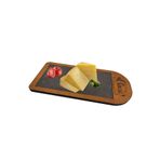 MicroWood Sıcak Servise Uygun Taşlı Ahşap Peynir Tabağı 40cmx18,7 cm Gerçek Huş Ağacı Peynir Tepsisi TASLIPEYNIR