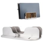 Micscrew Dikey Laptop Standı Masa Çift 2 Yuvaları için Laptop Standı Tutucu Ayarlanabilir Tüm MacBook/Chromebook/Yüzey/Dell/Ipad