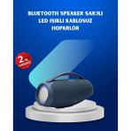 Midas Toptan Home Ipx5 Su Geçirmez Taşınabilir Bluetooth Hoparlör Renkli Işıklı - Çok Renkli