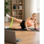 Midas Toptan Home Spor Antrenman Direnç Bandı Esnek Dayanıklı Egzersiz ve Fitness Lastiği - Çok Renkli