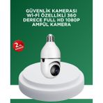MidasTech 1080P Gece Görüşlü Ampul Güvenlik Kamerası – Kablolu ve Kablosuz Seçenekli Midiastech