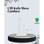 MidasTech Ayarlanabilir Açıya Sahip Masa Lambası | Kademeli Işık Seviyesi, Modern ve Kompakt Tasarım Mid - AMLogic