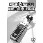 MidasTech Makaralı Bluetooth Kulaklık Kulak Içi Dijital Göstergeli Yüksek Ses Kaliteli Midiastech - 1