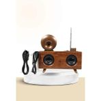 MidasTech Nostaljik Radyo Bluetooth Bağlantılı Şarjlı Yüksek Ses Kaliteli Midiastech