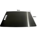 MidasTech Paslanmaz Çelik Kesme Tahtası 20X30 cm Mutfak Sebze Et Kesme Tahtası Doğrama Tahtası Mutfak Ak