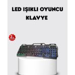 MidasTech Rgb Aydınlatmalı Klavye Mouse Seti – USB Bağlantılı Türkçe Q Ayarlanabilir Dpı Ergonomik Ya