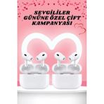MidasTech Sevgiliye Hediye Çift Kulaklığı Yeni Nesil Pro Kulaklık Sevgililer Gününe Özel Kampanya Mida - Çok Renkli
