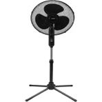 Midcom FAN10 Ecowind Beyaz 16 Maks 45W 3 Kademe 1100RPM Metal Yıldız Ayak 3 Bıçaklı Vantilatör - Siyah
