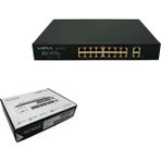 Midcom Mp-Poe 4-8-16-32 250W 10/100 /1000 Mbps 16 Port Metal Kasa Poe Switch
