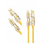 Midcom Platoon PL-8631 4in1 Hızlı Şarj Data Kablosu Type-C USB Lightning Çoklu Kablo