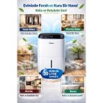 MİDEA NEM ALMA CİHAZI 30 LİTRE/ GÜN MDDP-30DEN7-QA3