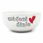 Mideni Dinle Krem Seramik Kase - Hediye Seramik Kase