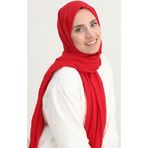 Mides scarf Bambu Kraş Şal -kırmızı