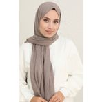 Mides scarf Bambu Kraş Şal-vizon