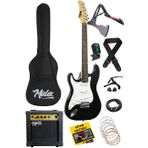 Midex AGE-45 SOLAK Elektro Gitar Seti Amfili ve Full Aksesuar White Black