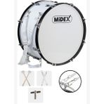 Midex Bnd-24 Bando Davulu 24 İnç 61 Cm Çap Profesyonel Bass Davul Seti