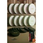 Midex Br-411X 10'Lu Bendir Def Toptan Paket Akort Ayarlı El Tutma Oyuklu Çantalı