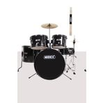 Midex CD500X-BK Akustik Junior Davul Seti 5-18 Yaş İçin Full Set Çocuk Baterisi