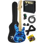Midex CEG-30BS 4-6 Yaş Çocuklar İçin Amfili Full 1/4 30 İnç Elektro Gitar Seti