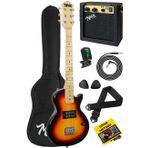Midex CEG-34SB 5-8 Yaş Çocuklar İçin Amfili Full 1/2 34 İnç Elektro Gitar Seti Sunburs