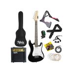 Midex CEG-36BK 8-12 Yaş Çocuklar İçin Amfili Full 3/4 36 İnç Elektro Gitar Seti White Black