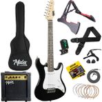 Midex CEG-36BK Amfili Full 3/4 36 İnç Elektro Gitar Seti White Black - Siyah