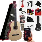 Midex CG-36NT-PAK Kaliteli 36 İnç 3/4 Juniur Çocuk Gitarı 8-12 Yaş Arası + Çanta Capo Askı Nota Sticker Pena Metod - Naturel