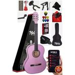 Midex CG-36PU-PAK Kaliteli 36 İnç 3/4 Junior Çocuk Gitar Seti 8-12 Yaş Arası (Çanta Capo Askı Nota Sticker Pena)
