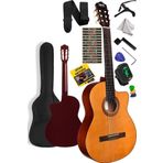 Midex CG-395YL 4/4 Kesik Kasa Klasik Gitar Seti