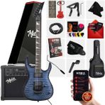 Midex CRADE-25AMP Blue Rosewood Super Strat Kasa Hh Yüksek Kaliteli 25W Amfili Elektro Gitar Seti - Mavi